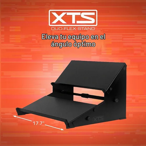 Vista 2 de XTS Duo-Flex - Soporte de sobremesa, 2 niveles para pedales FX