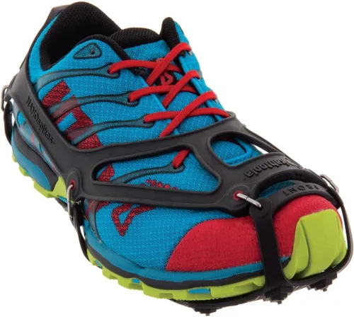 Vista 3 de Kahtoola Calzado de tracción NANOspikes de 1ª generación para correr y caminar en invierno en carretera Negro