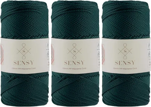 Vista 73 de Sensy Premium Cuerda de Poliéster 1.5mm (0.059 pulgadas) 164 Yardas Cuerda de Polipropileno 100% Cuerda de Macramé 1.5mm Cuerda para Bolsa