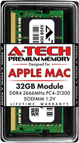 Vista 12 de A-Tech 8 GB de RAM para Apple iMac y Mac mini (2018, 2019 y 2020) DDR4 2666 MHz SODIMM PC4-21300 / PC4-21333 260-Pin SO-DIMM Actualización