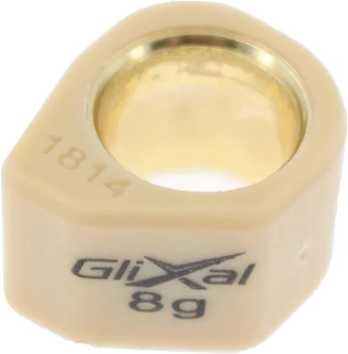 Vista 4 de Glixal deslizadores de variador polígono de alto rendimiento de 18x14mm, rodillos deslizantes de carreras de peso de 152QMI 157QMJ GY6 125cc 150cc