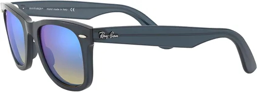 Vista 3 de Ray-Ban Gafas de sol cuadradas Rb4340 Wayfarer Ease AzulMarrón Gradiente Espejo Azul