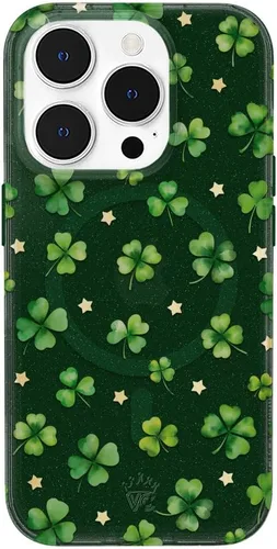 Vista 203 de VELVET CAVIAR Funda Butterfly para iPhone 14, compatible con MagSafe, probada en caídas de 10 pies, mariposas Aurora