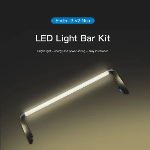 Vista 2 de Creality - Kit de barra de luz LED Ender-3 mejorada para impresora 3D, Ender-3/Ender-3 V2 Neo/Ender-3 Pro/Ender-3S/Ender-3 V2, chip LED mejorado