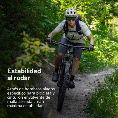 Vista 3 de Osprey Raven 14L Mochila de ciclismo de montaña para mujer con depósito hidráulico