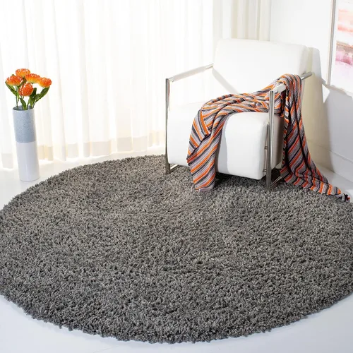 Vista 45 de SAFAVIEH - Colección August Shag, tapete decorativo, 2 x 5 pies, diseño sólido, beige, no desprende pelusa y fácil de cuidar, 1.5 pulgadas