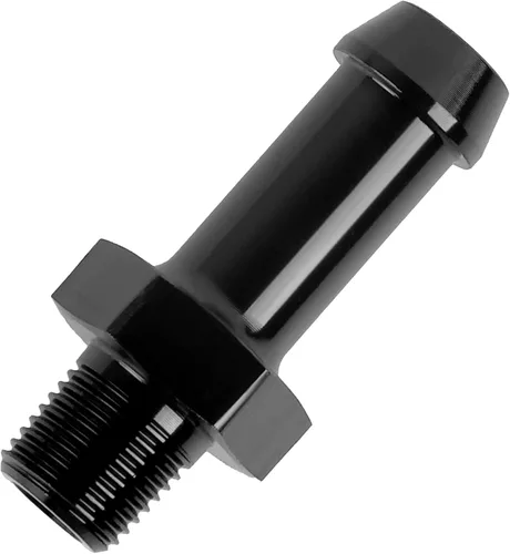 Vista 26 de EVIL ENERGY Adaptador de Conexión de Púa de Manguera 1/2" NPT Macho a 1/2" 45 Grados de Aluminio Negro