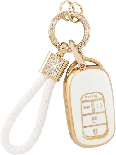 Vista 9 de PIFOOG Funda para llavero Mitsubishi, accesorios Outlander Lancer Mirage, carcasa protectora para llaves de coche, cubierta completa, llavero