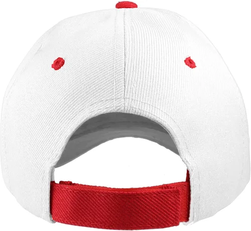 Vista 109 de Gorras de béisbol con correa trasera ajustable, lisas, negras, 12