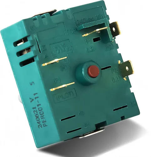 Vista 2 de Interruptor de control infinito de doble rango DG44-01005B, sustituye a DG44-01005A. Apto para horno/estufa Samsung. Número de producción original