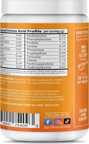 Vista 3 de Peptide Energy - Colágeno en polvo para cabello, uñas, piel, tipo I y III, cafeína para energía, vitamina C, biotina, ácido hialurónico, cero