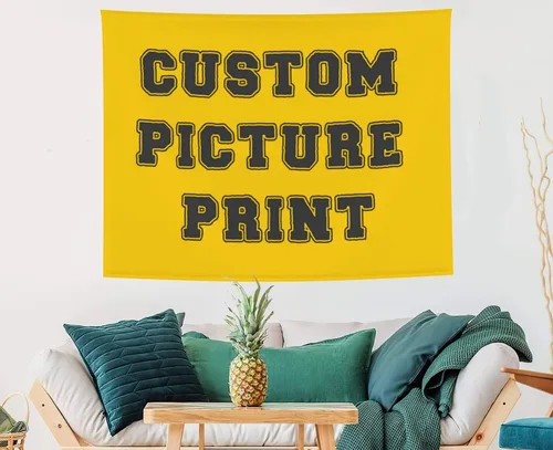 Vista 17 de GSHUJBV Tapiz personalizado para subir imágenes de fondo, tapiz personalizado para colgar en la pared, imprime cualquiera de tus diseños, pancartas