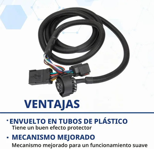 Vista 3 de MITZONE Extensión de arnés de cableado de remolque de caja de camión de 7 pies y 7 pines compatible con Dodge Ram 1995-2009 1500 2500 3500 1995-2010