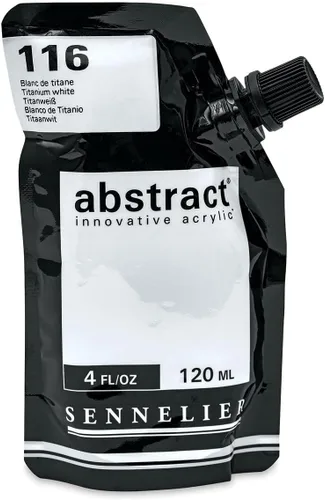 Vista 22 de Sennelier Bolsa de pintura acrílica abstracta, 4.05 onzas líquidas (paquete de 1), azul celeste