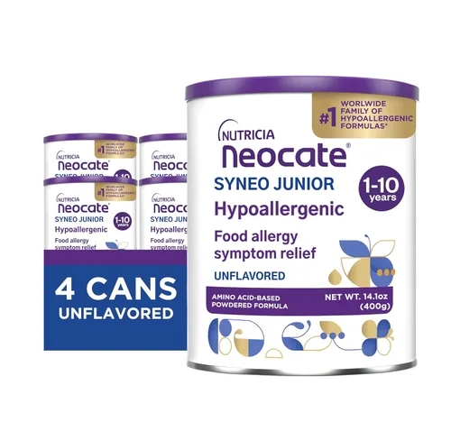 Vista 18 de Nutricia Neocate Junior - Fórmula hipoalergénica, sin lácteos, a base de aminoácidos para niños de 1 año en adelante - Para niños pequeños, niños