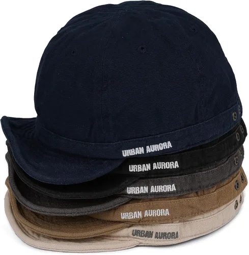 Vista 9 de CLAPE Gorra de béisbol suave de ala corta con estilo de camionero/gorra de béisbol