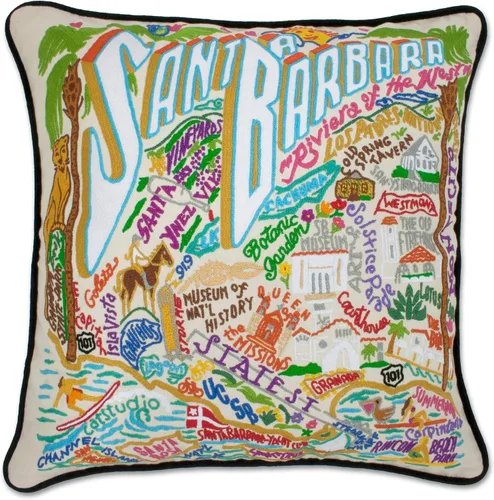 Vista 88 de Catstudio Portland (Oregon) - Almohada decorativa bordada