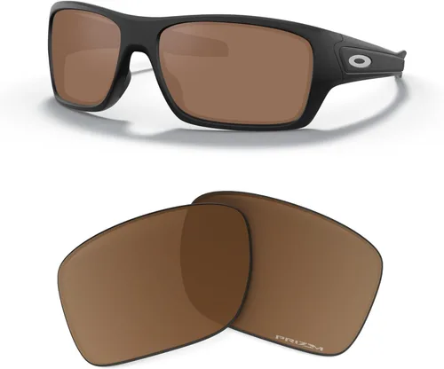 Vista 6 de OAKLEY Original Turbine OO9263 PRIZM Trail Replacement Lenses For Men For Women+ Bundle Microfiber Pouch -FRAMES NOT INCLUDED