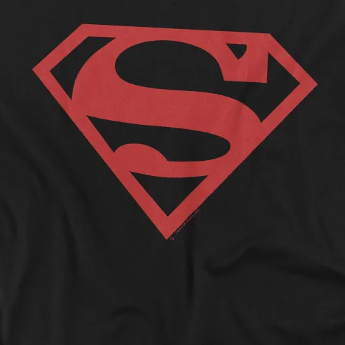 Vista 2 de Popfunk Camiseta con logotipo de Superboy a. negro