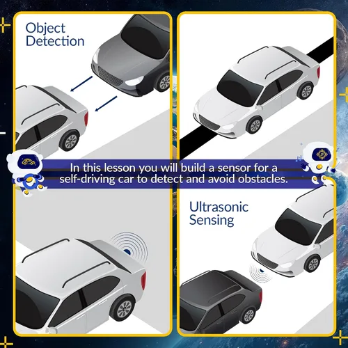 Vista 5 de LINGO Kit de codificación STEM - Construye y codifica tu propio sensor de respaldo para automóvil - Aprende a codificar con guías paso a paso