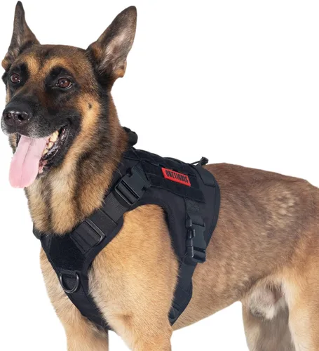Vista 36 de OneTigris - Arnés táctico para perros pequeños, chaleco de servicio sin tirones para perros pequeños