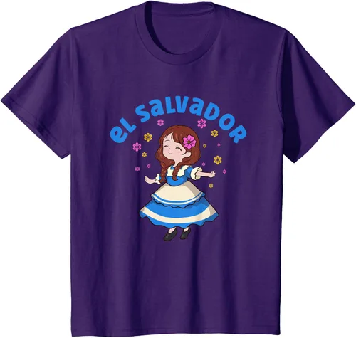 Vista 21 de Camiseta de mujer hispana con bandera salvadoreña de El Salvador Orgullosa, Negro