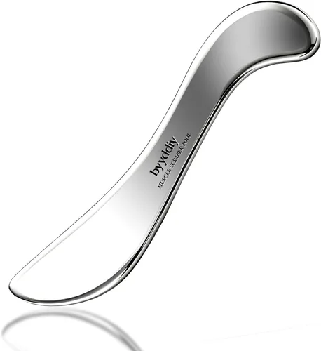 Vista 11 de BYYDDIY Herramienta de raspado muscular de acero inoxidable Gua Sha, herramientas de masaje de raspado, herramienta para tejido cicatricial