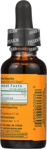Vista 4 de Herb Pharm Certified Orgánico Sin Alcohol Raíz de Valeriana Glycerita para un sueño reparador - 1 onza, GLVAL01, 1 Ounce, 1, 1