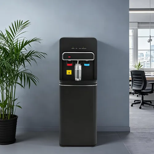 Vista 6 de Dispensador de agua de carga inferior, dispensador de agua caliente, fría y a temperatura ambiente para botellas de 5 galones, fácil carga