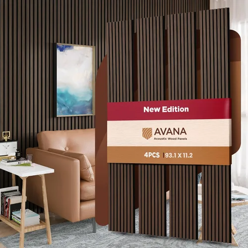 Vista 25 de Paquete de Muestras de Color de Paneles de Pared Acústicos Avana - Paneles de Madera Premium para Decoración de Paredes - Insonorización