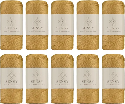 Vista 34 de Sensy Premium 2mm 229.5 metros de cuerda de poliéster 100% cordón de polipropileno Cordón de macramé 2mm Cordón para bolso de crochet Hilo