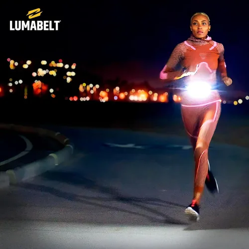 Vista 9 de Luces de correr para corredores: luz LED de seguridad recargable para kit de supervivencia al aire libre, accesorios de campamento