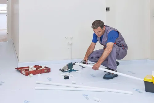 Vista 4 de Protección Temporal para Pisos 36'' x 100' - Antideslizante, Fácil de Aplicar, Ahorra Tu Tiempo - 100% A Prueba de Pintura – Material Reutilizable