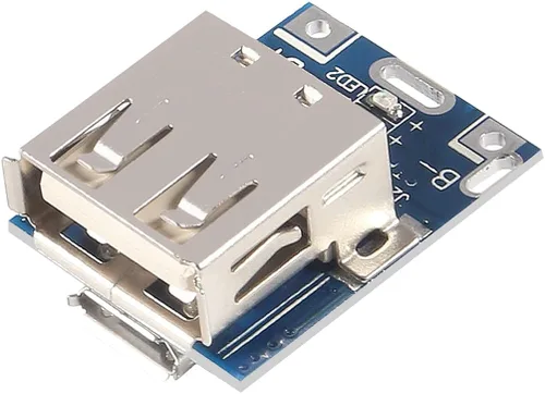 Vista 4 de AITRIP 20 unids Boost Step Up 5V 1A Módulo de fuente de alimentación de batería de litio Placa de protección de carga 134N3P DIY cargador USB