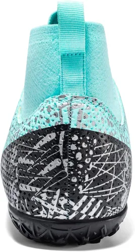 Vista 4 de Zapatos de fútbol para interiores, zapatos de fútbol de césped para hombres y mujeres, botas de fútbol TF para adultos, zapatos de entrenamiento