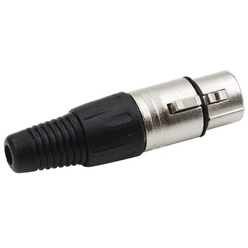 Vista 3 de Paquete de 4 enchufes XLR hembra - 3 pines XLR-F enchufes para cables de micrófono