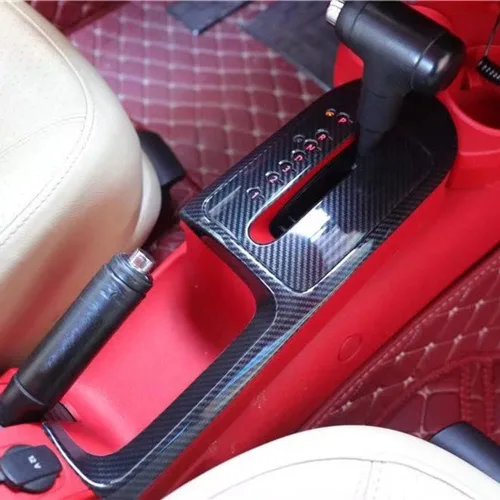 Vista 5 de HIGH FLYING Para Volkswagen New Beetle 2003-2010 Accesorios para el interior del automóvil, kit de panel de engranajes de la consola, cubierta ABS