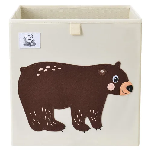 Vista 14 de Contenedores plegables de almacenamiento de animales de tela, caja/cofre/organizador para niños pequeños/niños, guardería, sala de juegos, 13 Alpaca