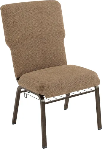 Vista 19 de Flash Furniture Advantage - Silla de iglesia con descuento de mármol negro, 21 pulgadas de ancho