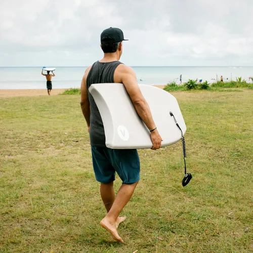 Vista 7 de Veer Body Board - Tabla Boogie de alto rendimiento - Bodyboard - Incluye correa de neopreno premium con rotación bidireccional