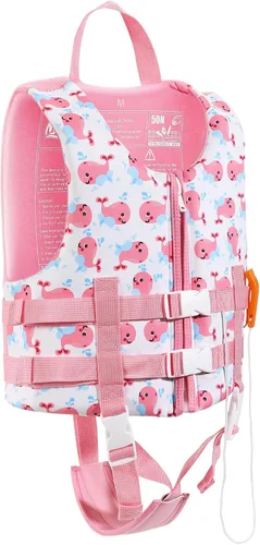 Vista 11 de MoKo Swimming Vest for Kids 20-30-50-77 lbs, Children Swim Vests Water Activity Equipment Cute Pattern Watersports Swimming Device for Toddlers Boys