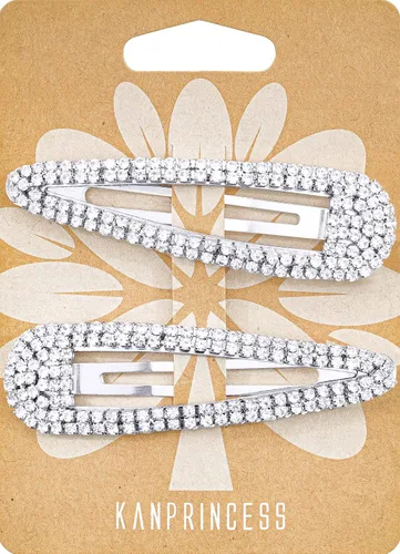 Vista 18 de KANPRINCESS Pinza para el pelo, 2 piezas de diamantes de imitación de 2.4 pulgadas, color plateado, pasadores de pelo para mujeres y niñas, novia