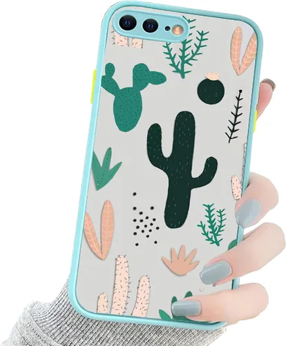 Vista 20 de Funda compatible con iPhone 11 con patrón de cactus transparente, bonita funda verde para iPhone 11 para niñas y mujeres, diseño 3D, parte trasera