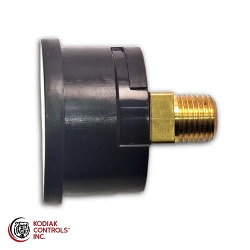 Vista 3 de KCDG158145 Medidor de presión digital 0-145PSI/0-10BAR, 1/8" NPT, solo gas