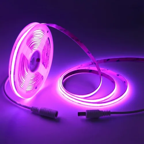 Vista 13 de Luces de tira LED 24V COB LED Blanco cálido 3000K Súper brillante tira LED 16.4 pies 5M sin puntos de alta densidad Corta y flexible para proyectos