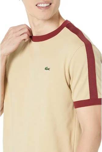 Vista 3 de Lacoste Camiseta de cuello en contraste de ajuste regular para hombre