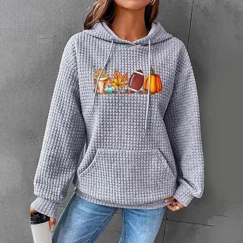 Vista 96 de SHAOBGE Sudaderas con capucha de gran tamaño para mujer, sudaderas con capucha para entrenamiento, suéteres casuales y cómodos trajes de moda