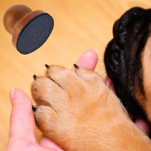 Vista 6 de Arvintas Lima de uñas para perro con 4 piezas de papel de lija reemplazable, almohadilla para arañazos de perro para uñas, limado de uñas sin estrés