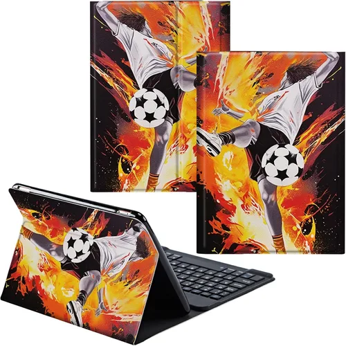 Vista 117 de Para Samsung Galaxy Tab S6 Lite Funda 2022/2020 Teclado Inalámbrico Desmontable Y Cubierta De Soporte De Cuero PU Funda Protectora Para Samsung