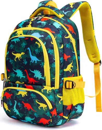 Vista 12 de BLUEFAIRY Mochila infantil para niños, bolsas para libros para primaria, primaria, escuela secundaria, bolsas de libros para adolescentes Azul